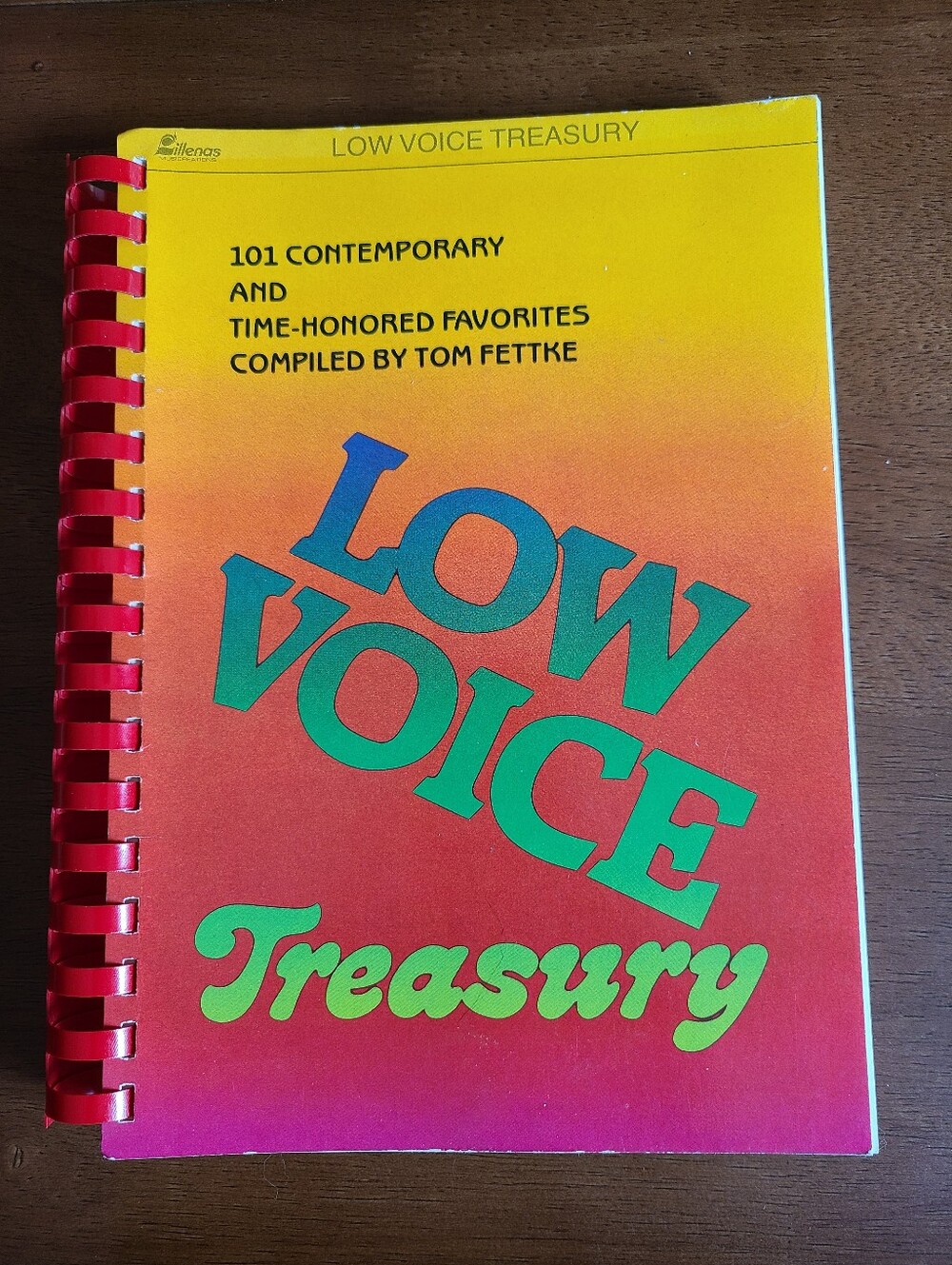 Vintage Low Voice Treasury Tom Fettke 101 Favorites Songbook Sheet Music 1982